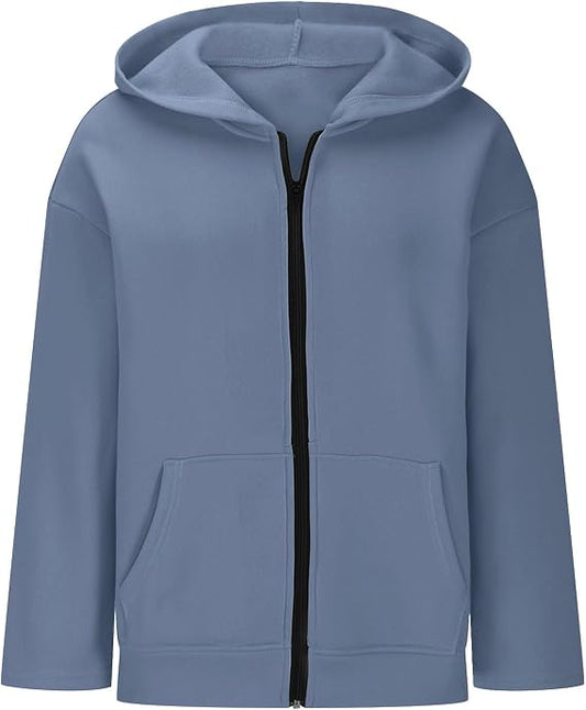 Hoodies For Women UK Oversized Sweatshirts Zip Up Casual Loose Long Sleeve