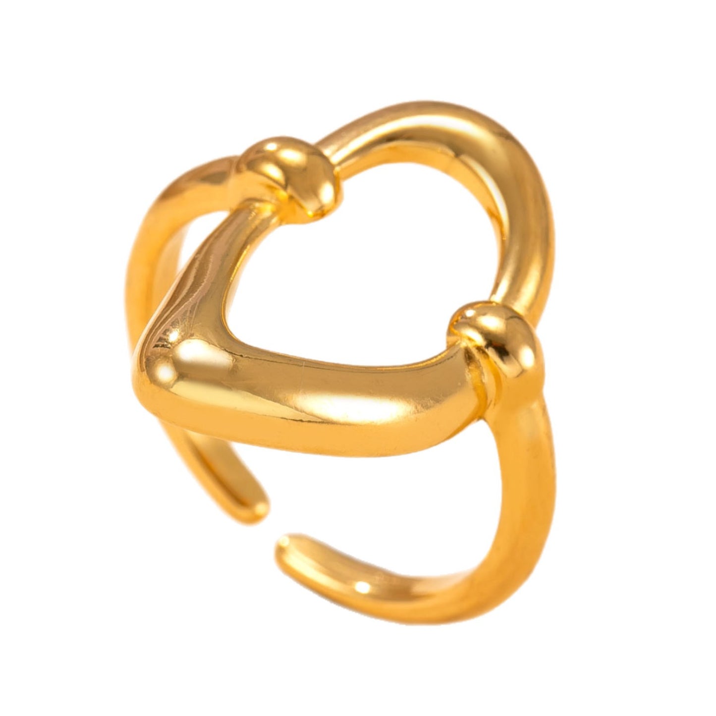 Casting Irregular O-Shape Ring For Women