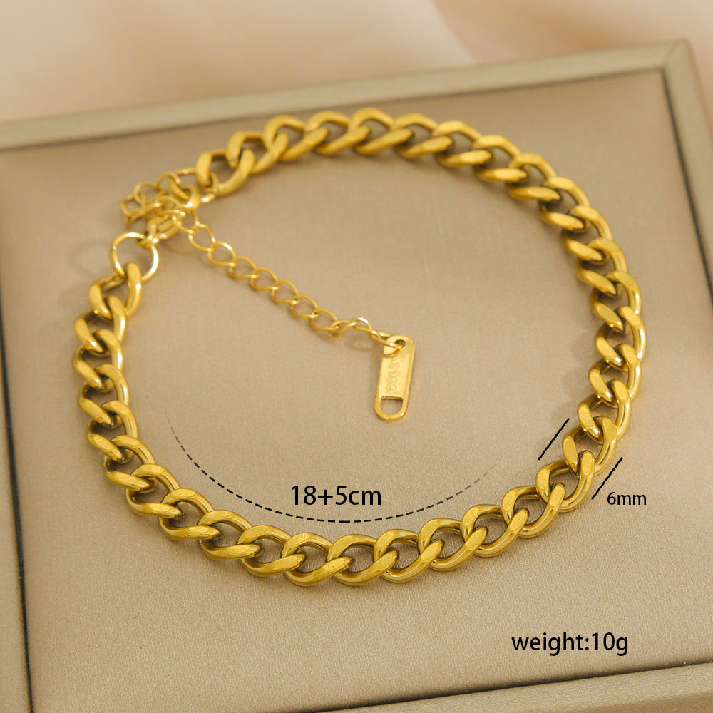 Versatile Simple Titanium Steel Bracelet For Women