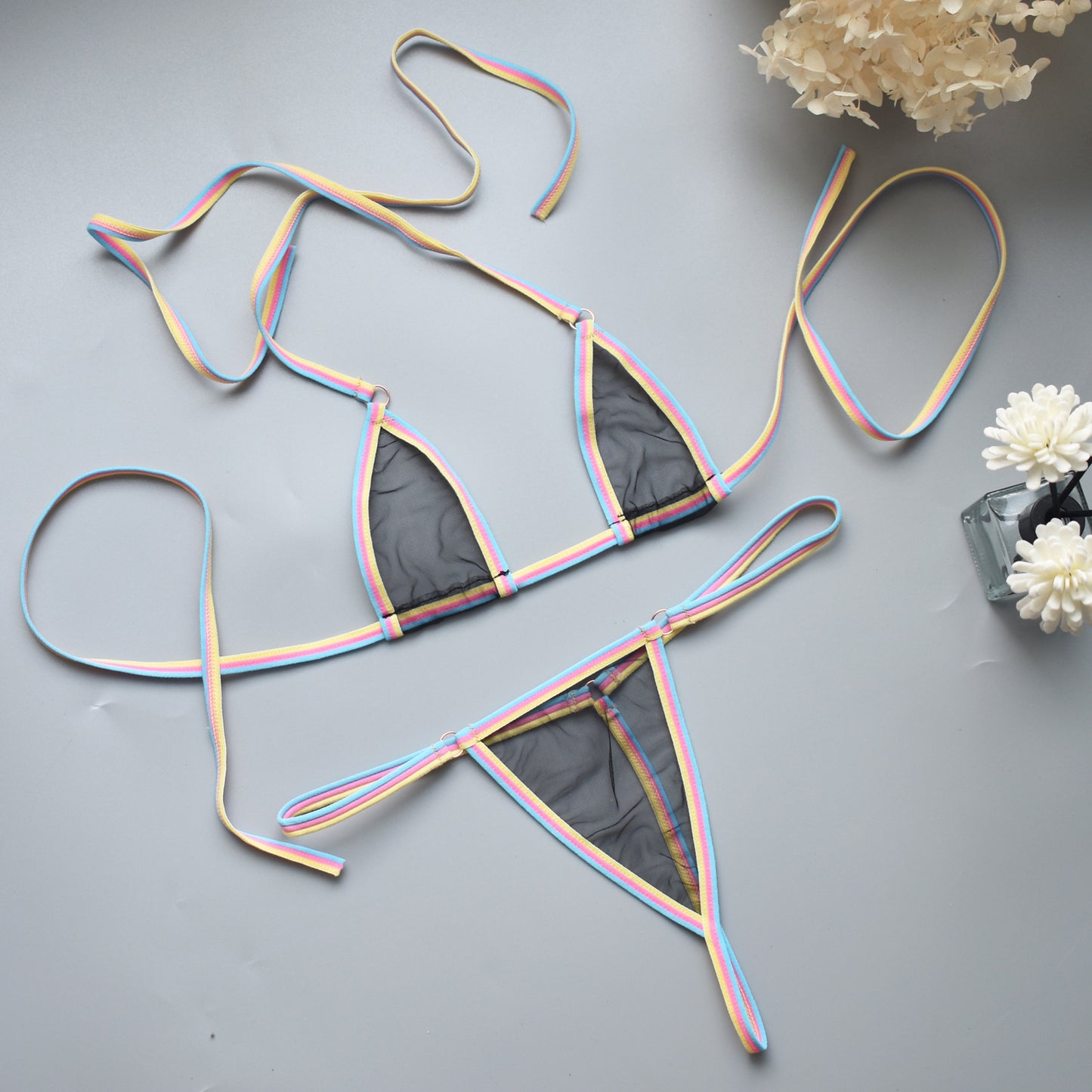 Simple Super Mini Bikini Girl T-back Sexy