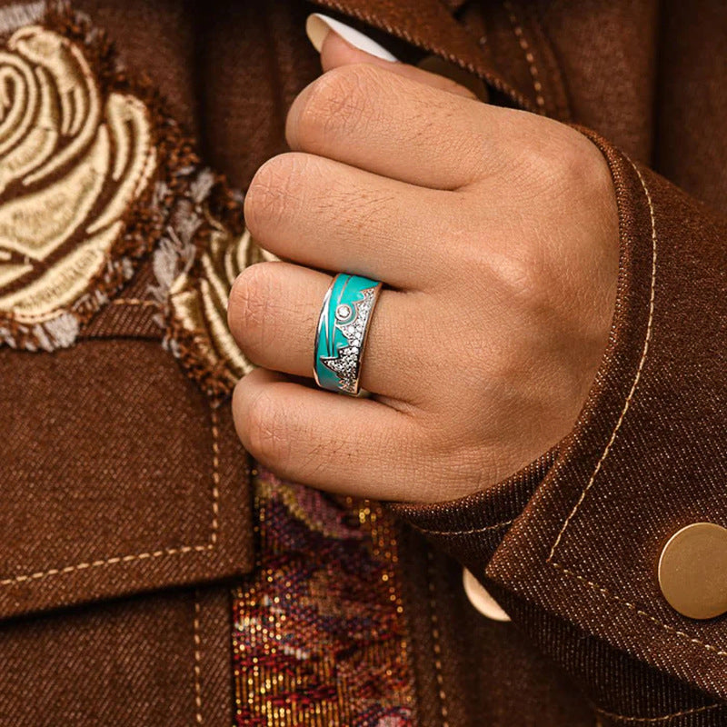 Stylish Casual Oil-drop Ring For Women
