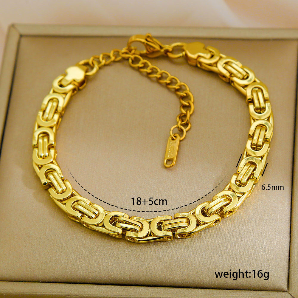 Versatile Simple Titanium Steel Bracelet For Women
