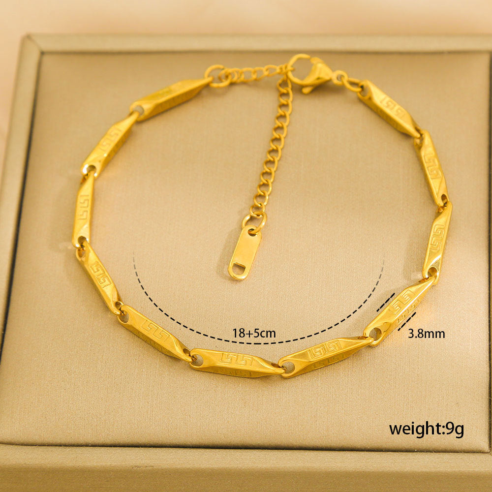 Versatile Simple Titanium Steel Bracelet For Women