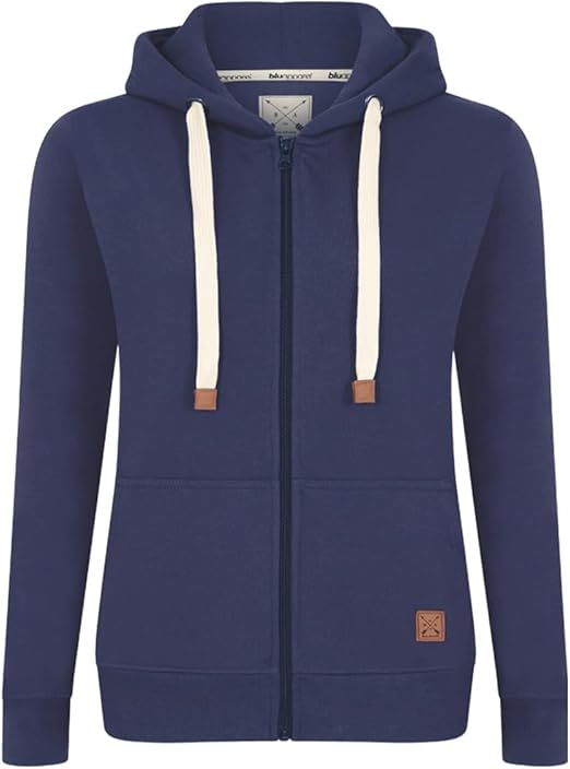 Blu Apparel Womens Zip Hoodies Extra Warm women's Zipped