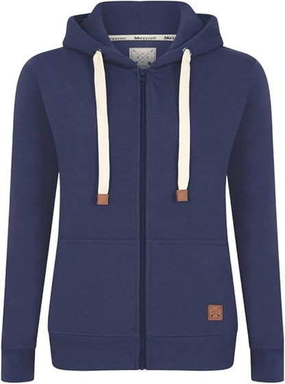 Blu Apparel Womens Zip Hoodies Extra Warm women's Zipped