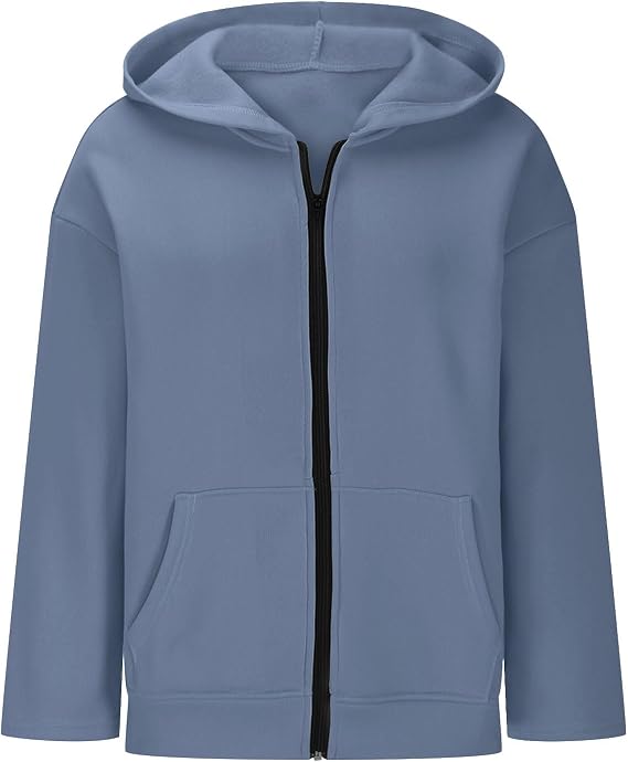 Hoodies For Women UK Oversized Sweatshirts Zip Up Casual Loose Long Sleeve