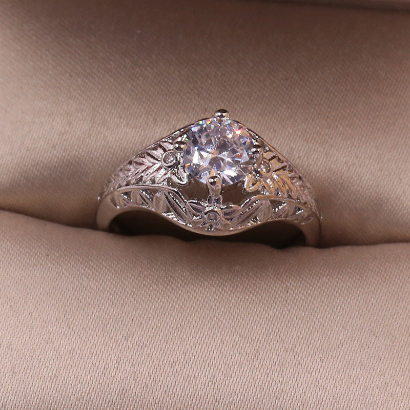 New European And American-style Jewelry Fashionable Simple And Versatile Ring