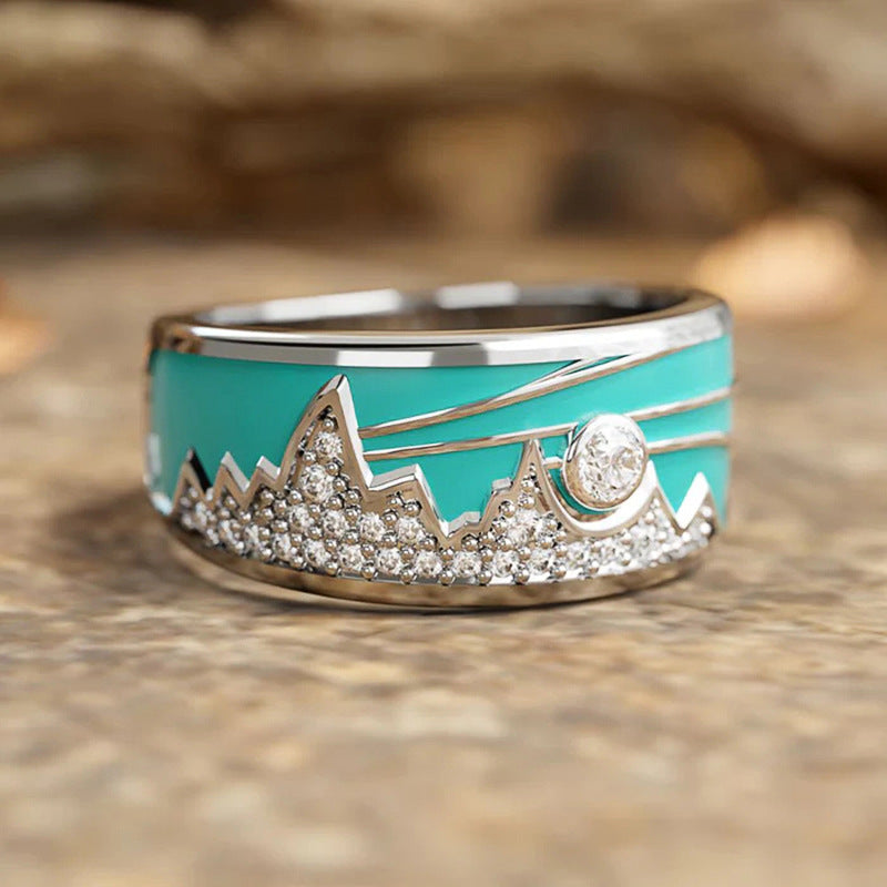 Stylish Casual Oil-drop Ring For Women