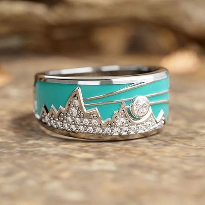 Stylish Casual Oil-drop Ring For Women