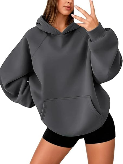 Oyamiki Hoodies for Women Uk Long Sleeve Hooded Sweatshirts