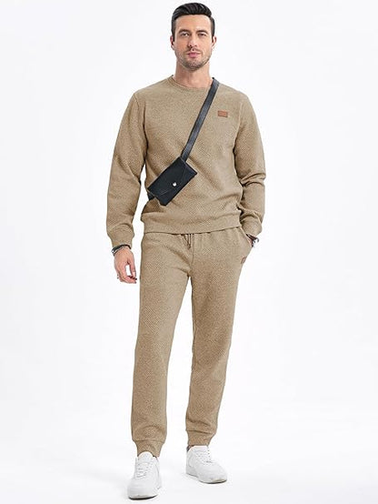 JMIERR Mens Tracksuit Activewear Top and Bottom
