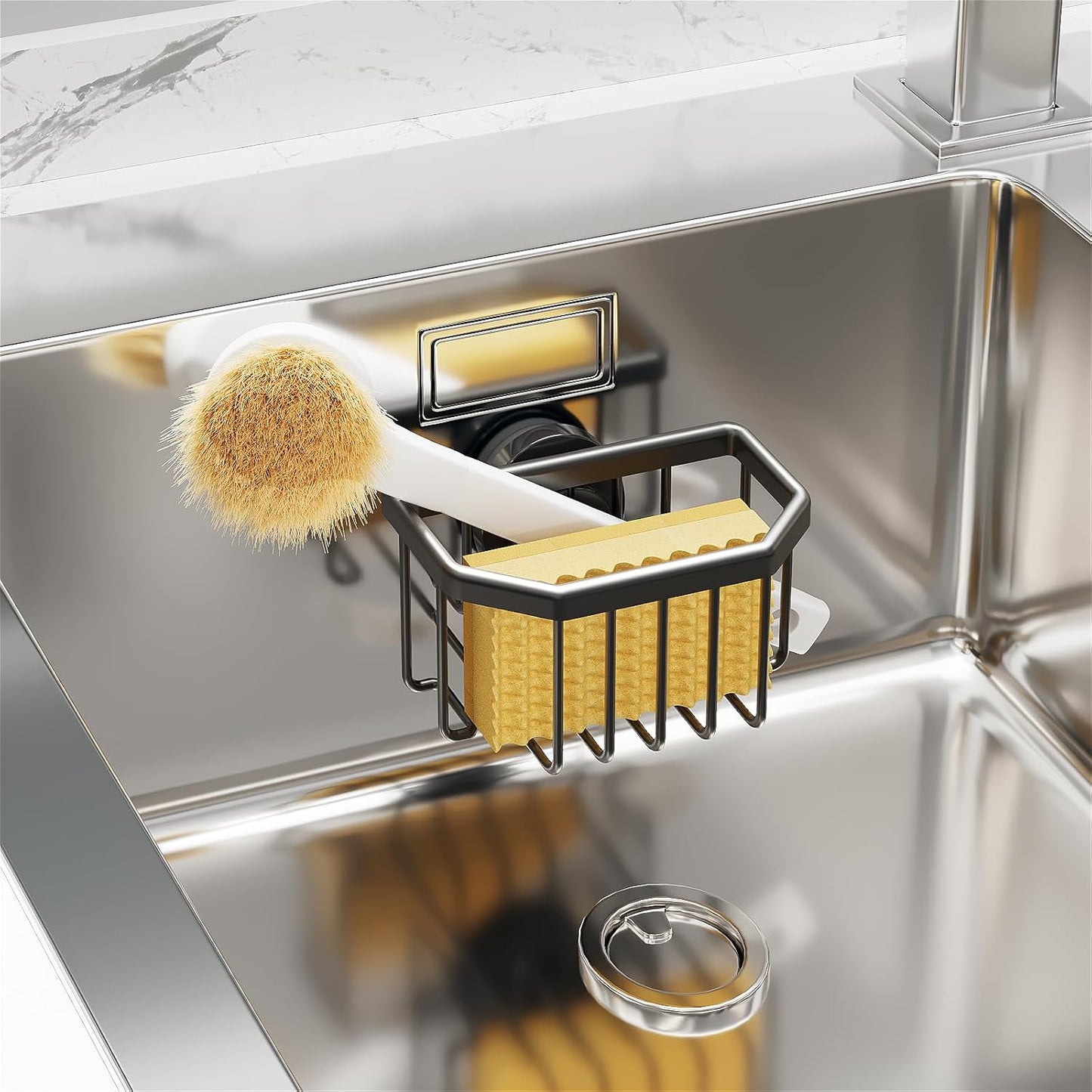 TAILI Sponge Holder for Kitchen Sink, Kitchen Sink