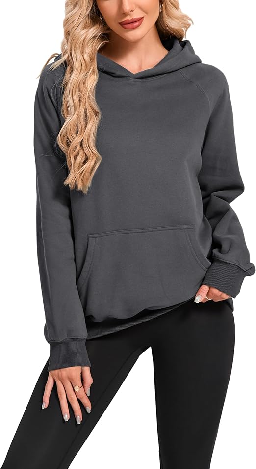 Oyamiki Hoodies for Women Uk Long Sleeve Hooded Sweatshirts