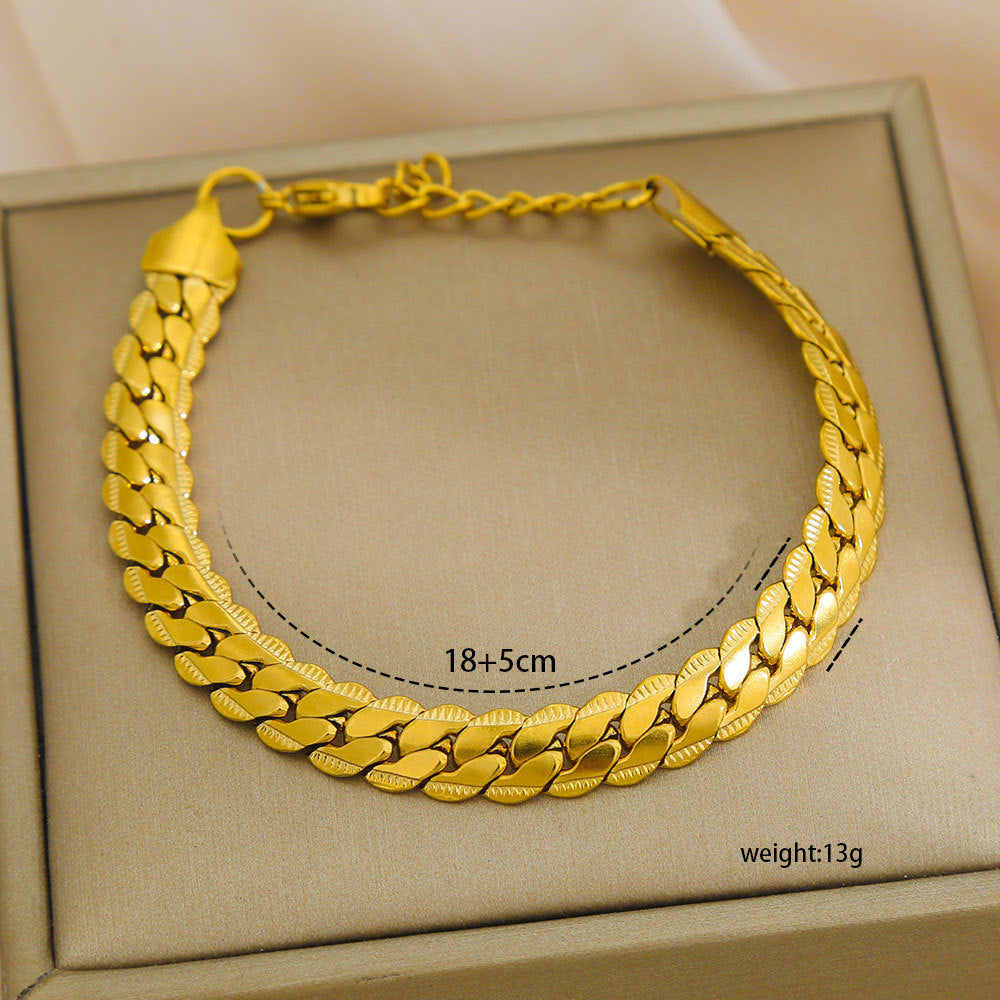 Versatile Simple Titanium Steel Bracelet For Women