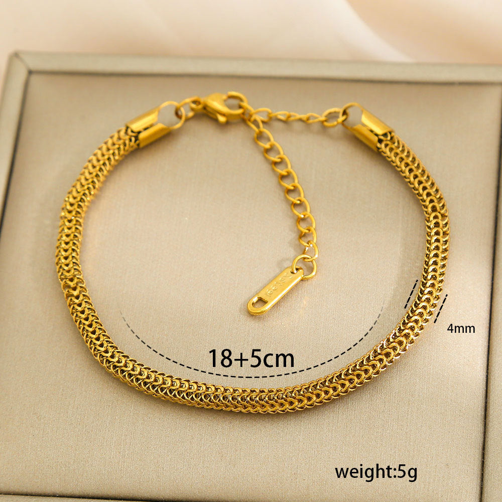Versatile Simple Titanium Steel Bracelet For Women