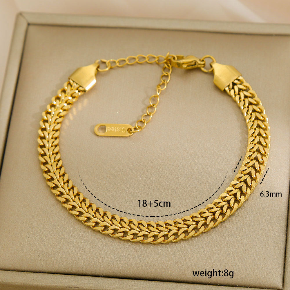 Versatile Simple Titanium Steel Bracelet For Women