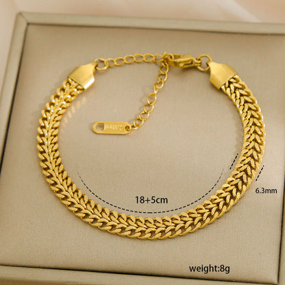 Versatile Simple Titanium Steel Bracelet For Women