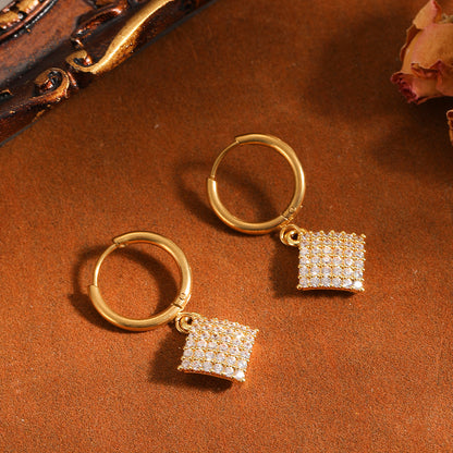 Square Sail Diamond-encrusted Necklace