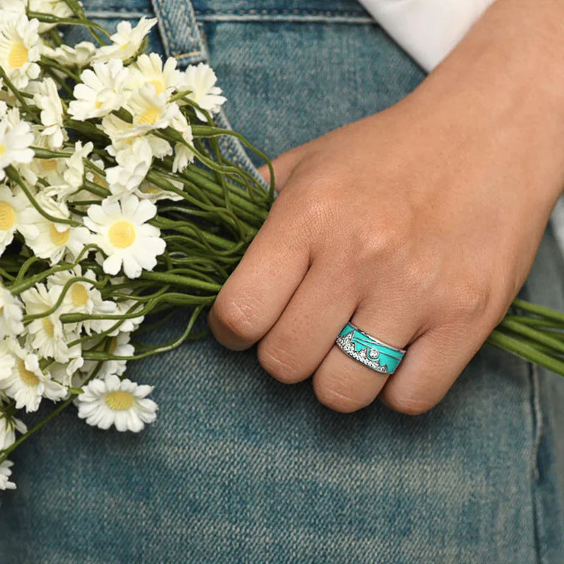 Stylish Casual Oil-drop Ring For Women
