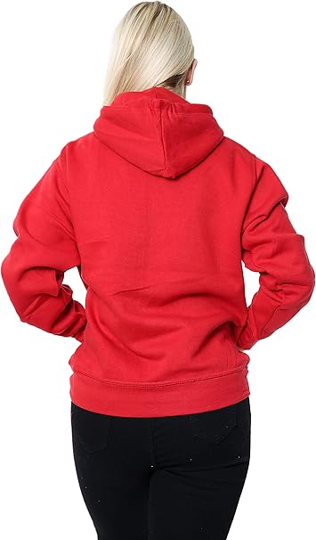 Women Ladies Oversized Pullover Plain Hoodie Top With Out