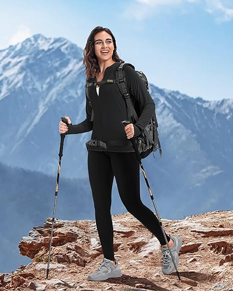 33,000ft Women's UPF 50+ Hoodie Jacket Lightweight Long