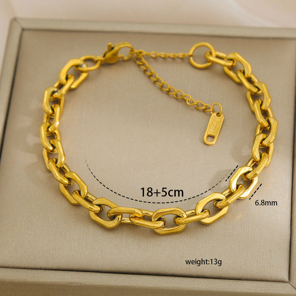 Versatile Simple Titanium Steel Bracelet For Women
