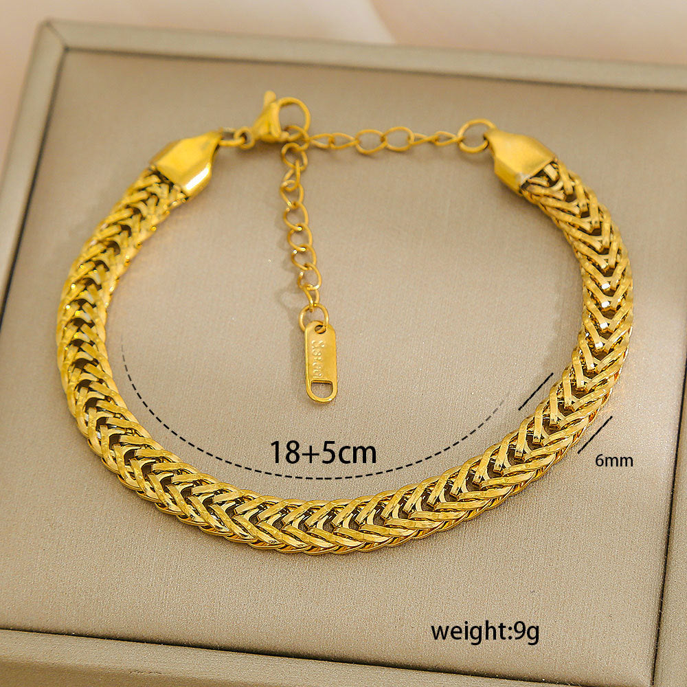 Versatile Simple Titanium Steel Bracelet For Women