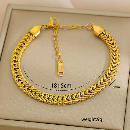 Versatile Simple Titanium Steel Bracelet For Women