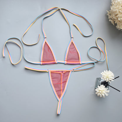 Simple Super Mini Bikini Girl T-back Sexy