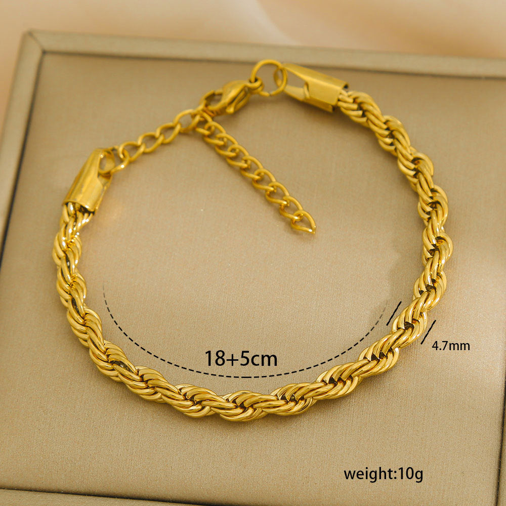 Versatile Simple Titanium Steel Bracelet For Women