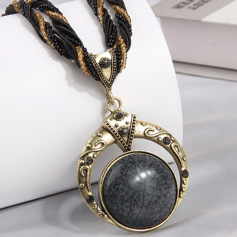 Fine Rice-Grain Elegant Ladies Necklace