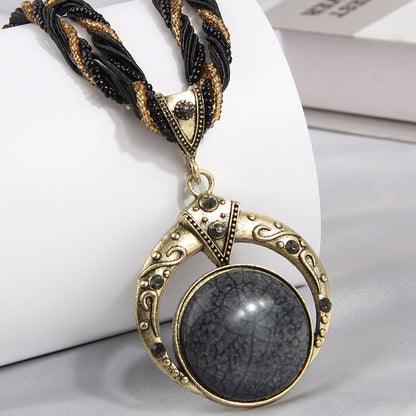 Fine Rice-Grain Elegant Ladies Necklace