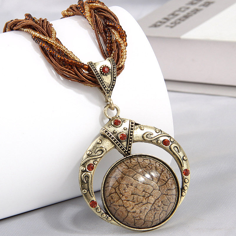 Fine Rice-Grain Elegant Ladies Necklace
