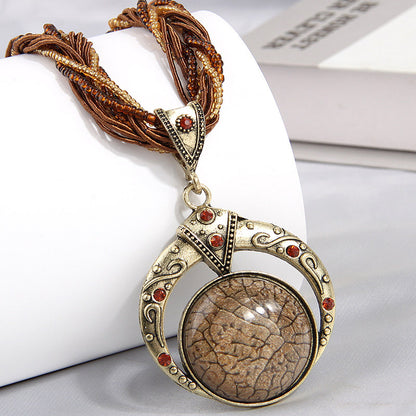 Fine Rice-Grain Elegant Ladies Necklace