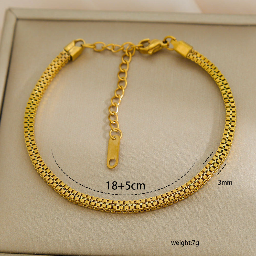 Versatile Simple Titanium Steel Bracelet For Women