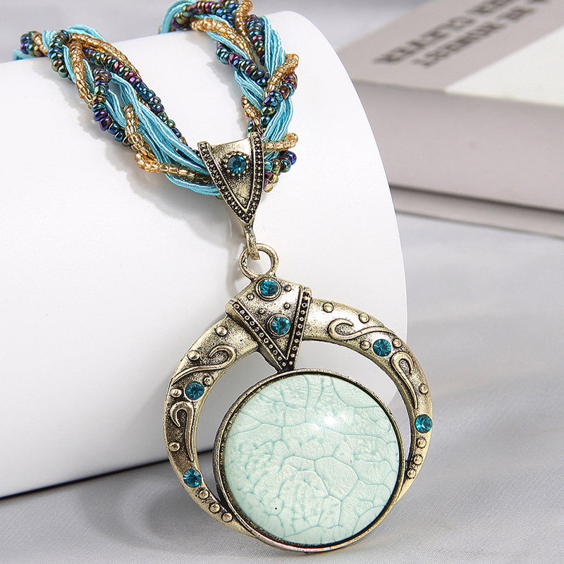 Fine Rice-Grain Elegant Ladies Necklace
